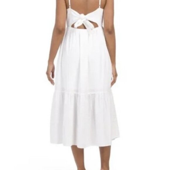 NWT Jessica Simpson Linen Blend Tiered Dress Size XS - Picture 2 of 13